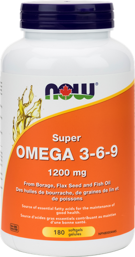 Picture of NOW Foods NOW Foods Omega 3-6-9 1200mg, 180 Softgels