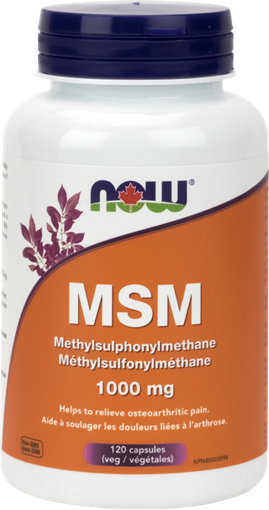 Picture of NOW Foods NOW Foods MSM 1000mg, 120 Capsules