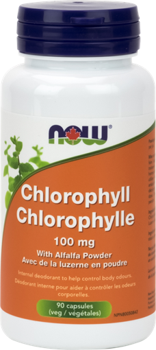 Picture of NOW Foods NOW Foods Chlorophyll 100mg with Alfalfa, 90 Capsules