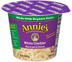 Picture of Annie's Homegrown Annie's Homegrown White Cheddar Macaroni and Cheese Cup, 57g