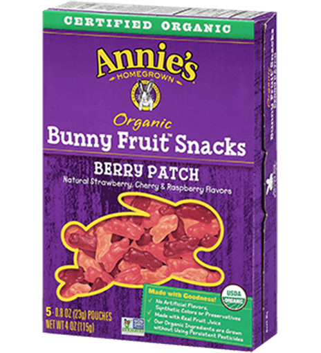 Picture of Annie's Homegrown Annie's Homegrown Berry Patch Fruit Snack, 115g