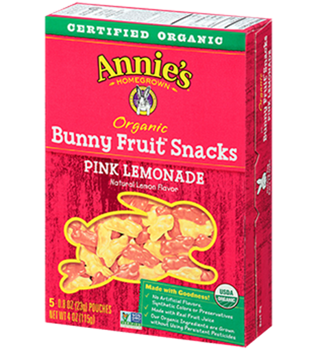 Picture of Annie's Homegrown Annie's Homegrown Pink Lemonade Fruit Snacks, 115g