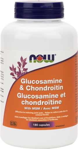 Picture of NOW Foods NOW Foods Glucosamine, Chondroitin, MSM, 180 Capsules