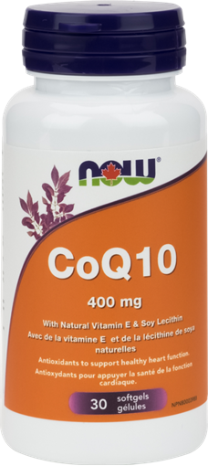 Picture of NOW Foods NOW Foods CoQ10 400mg, 30 Softgels