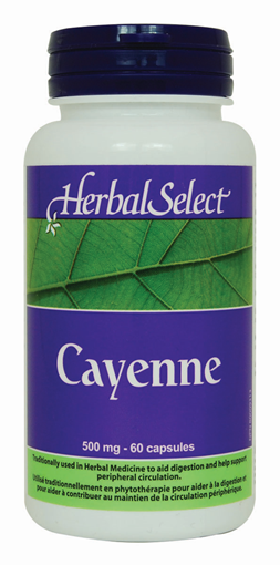 Picture of Herbal Select Herbal Select Cayenne 500mg, 60 Capsules