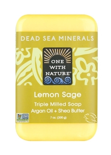 Picture of One With Nature One With Nature Bar Soap, Lemon Sage 200g