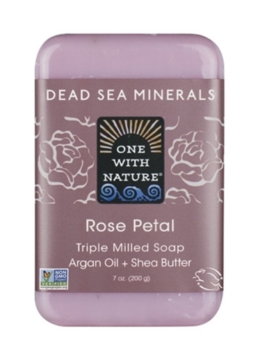 Picture of One With Nature One With Nature Bar Soap, Rose Petal 200g