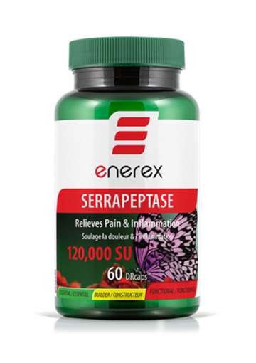 Picture of Enerex Enerex Serrapeptase 120,000 SU, 60 Capsules