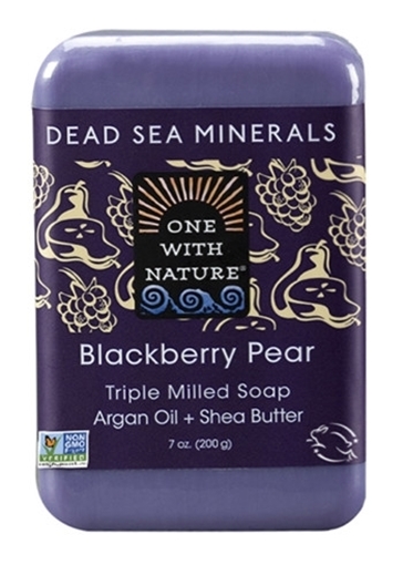 Picture of One With Nature One With Nature Bar Soap, Blackberry Pear 200g