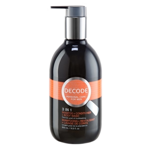 Picture of Decode Decode 3-in-1 Shampoo, Conditioner + Body Wash 500ml