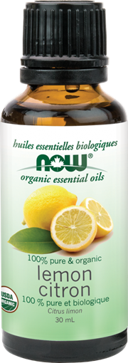 Picture of NOW Foods NOW Foods Organic Lemon Essential Oil, 30mL