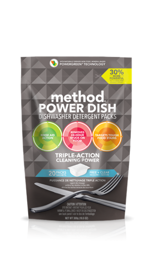 Picture of Method Home Method Power Dish, Free & Clear 20 Packs