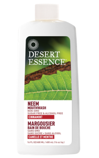 Picture of Desert Essence Desert Essence Natural Neem Mouthwash, Cinnamint 480ml