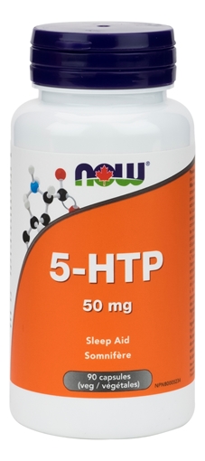 Picture of NOW Foods NOW Foods 5-HTP 50mg, 90 Capsules