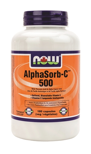 Picture of NOW Foods NOW Foods AlphaSorb-C 500mg, 180 Capsules