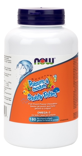 Picture of NOW Foods NOW Foods Squishy Fishies Omega-3, 180 Softgels