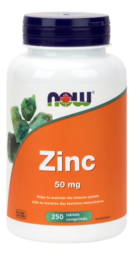 Picture of NOW Foods NOW Foods Zinc Gluconate 50mg, 250 Tablets