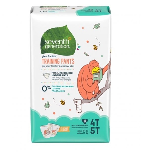 Picture of Seventh Generation Seventh Generation Training Pants Extra Large 4T-5T, 17 Count