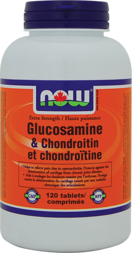 Picture of NOW Foods NOW Foods Glucosamine & Chondroitin Extra Strength, 120 Tablets