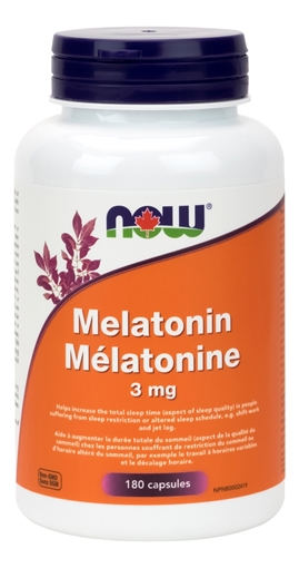 Picture of NOW Foods NOW Foods Melatonin 3mg, 180 Capsules