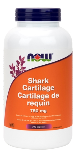 Picture of NOW Foods NOW Foods Shark Cartilage 750mg, 300 Capsules