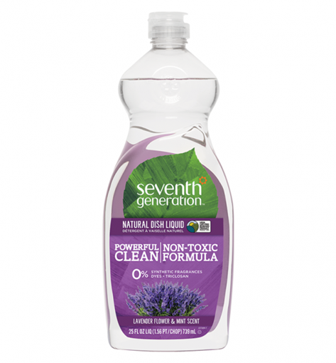Picture of Seventh Generation Seventh Generation Dish Liquid, Lavender Flower and Mint 739ml