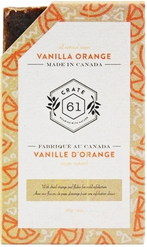 Picture of Crate 61 Organics Crate 61 Organics Bar Soap, Vanilla Orange 110g