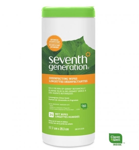 Picture of Seventh Generation Seventh Generation Disinfecting Wipes, 35 Count