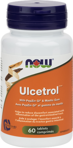 Picture of NOW Foods NOW Foods Ulcetrol with PepZin GI, 60 Tablets