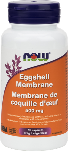 Picture of NOW Foods NOW Foods Eggshell Membrane NEM 500mg, 60 Capsules