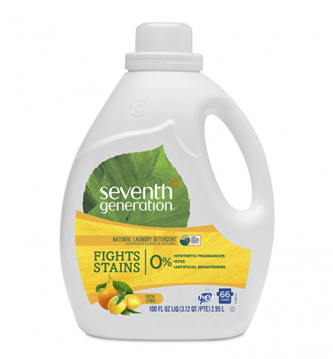 Picture of Seventh Generation Seventh Generation Laundry Detergent, Fresh Citrus 2.95L