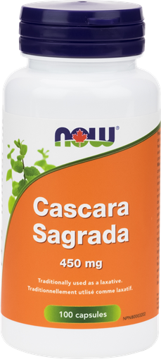 Picture of NOW Foods NOW Foods Cascara Sagrada 450mg, 100 Capsules