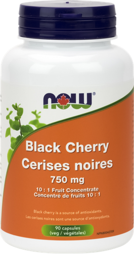 Picture of NOW Foods NOW Foods Black Cherry Fruit Extract 750mg, 90 Capsules