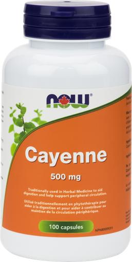 Picture of NOW Foods NOW Foods Cayenne 500mg, 100 Capsules