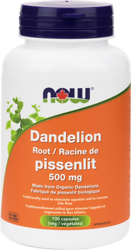 Picture of NOW Foods NOW Foods Dandelion Root 500mg, 100 Capsules