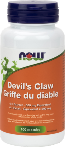 Picture of NOW Foods NOW Foods Devil's Claw 500mg, 100 Capsules