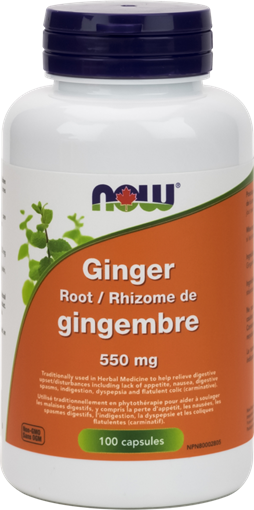 Picture of NOW Foods NOW Foods Ginger Root 550mg, 100 Capsules