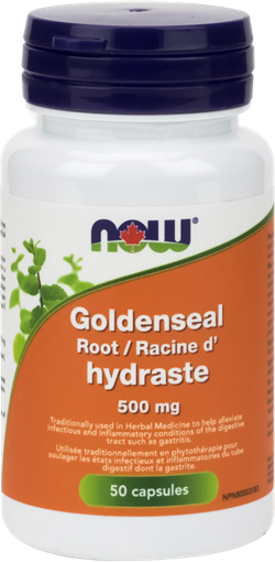 Picture of NOW Foods NOW Foods Goldenseal Root 500mg, 50 Capsules