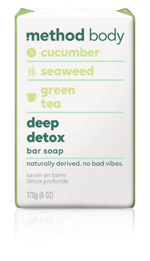 Picture of Method Home Method Women's Bar Soap, Deep Detox 170g
