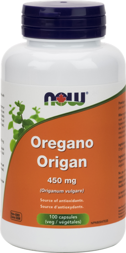 Picture of NOW Foods NOW Foods Oregano 450mg, 100 Capsules