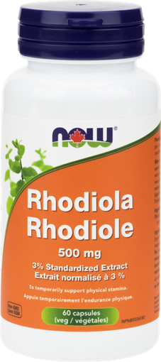 Picture of NOW Foods Rhodiola 500mg, 60 Capsules