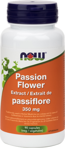Picture of NOW Foods NOW Foods Passion Flower Extract 350 mg, 90 Capsules