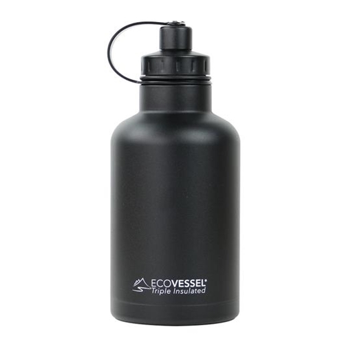 Picture of Eco Vessel LLC Eco Vessel BOSS Insulated Growler, Black 1900ml