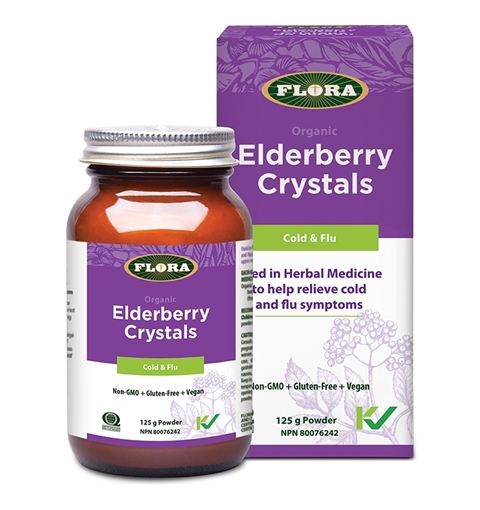 Picture of Flora Flora Elderberry Crystals, 125g