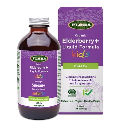 Picture of Flora Flora Elderberry Liquid Formula for Kids, 250ml