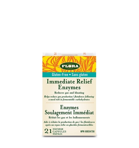 Picture of Flora Flora Immediate Relief Enzymes, 21 Capsules