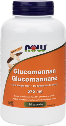 Picture of NOW Foods NOW Foods Glucomannan 575mg, 180 Capsules