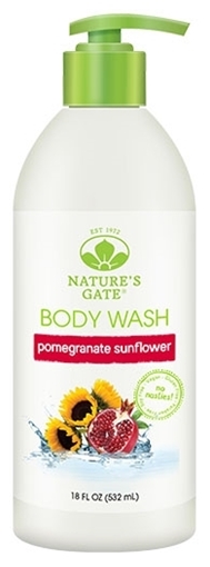 Picture of Nature's Gate Nature's Gate Body Wash, Pomegranate & Sunflower 532ml