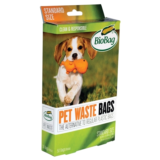 Picture of BioBag BioBag Standard Dog Waste Bags, 50 Count