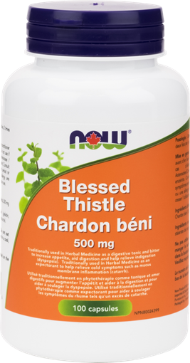 Picture of NOW Foods NOW Foods  Blessed Thistle 500mg, 100 Capsules